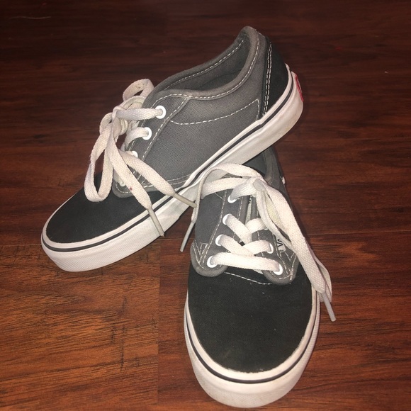 Vans Other - Black and Gray Vans Youth size 1